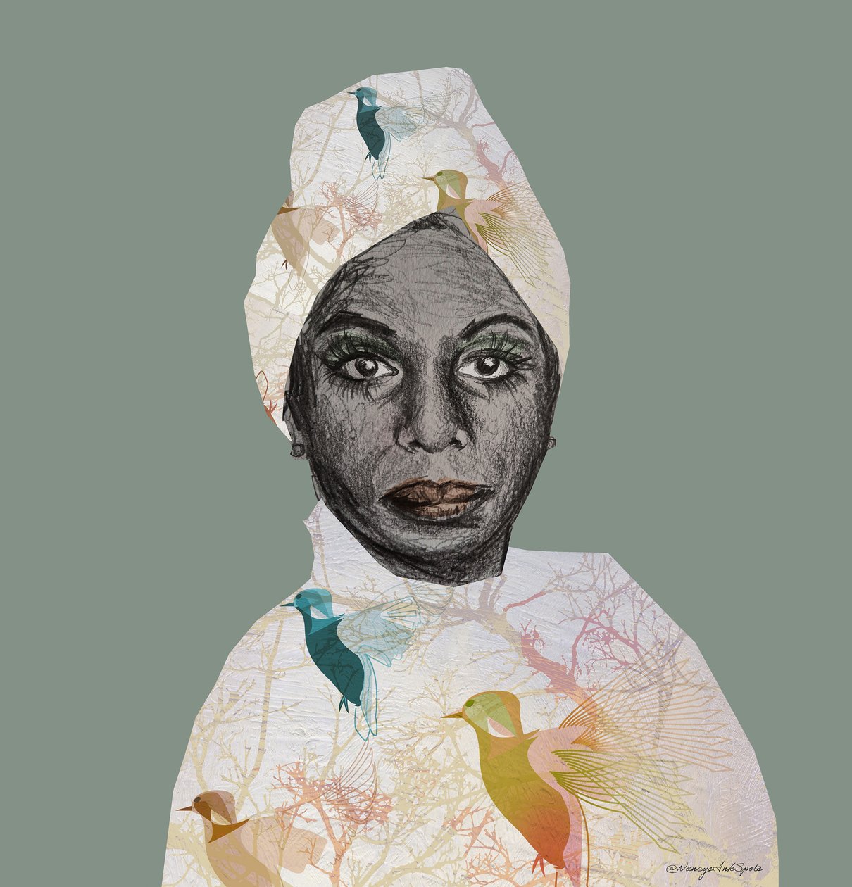 Nina Simone, 2022 von Nancy Moniz Charalambous