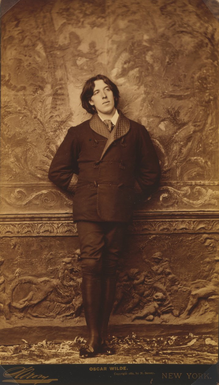 Oscar Wilde, ca. 1882 von Napoleon Sarony