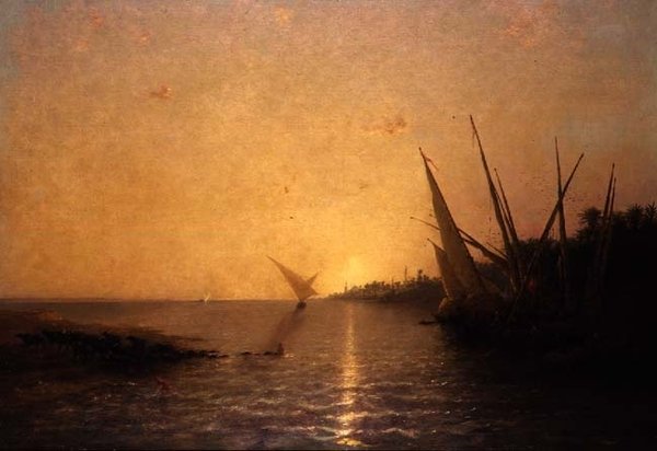 Am Nil von Narcisse Berchere