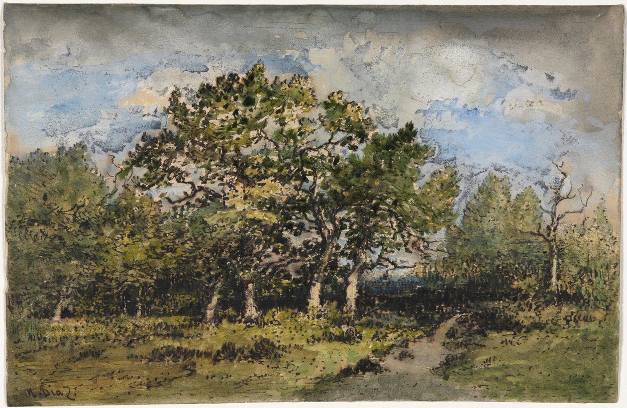 Landschaft von Narcisse Diaz de la Pena