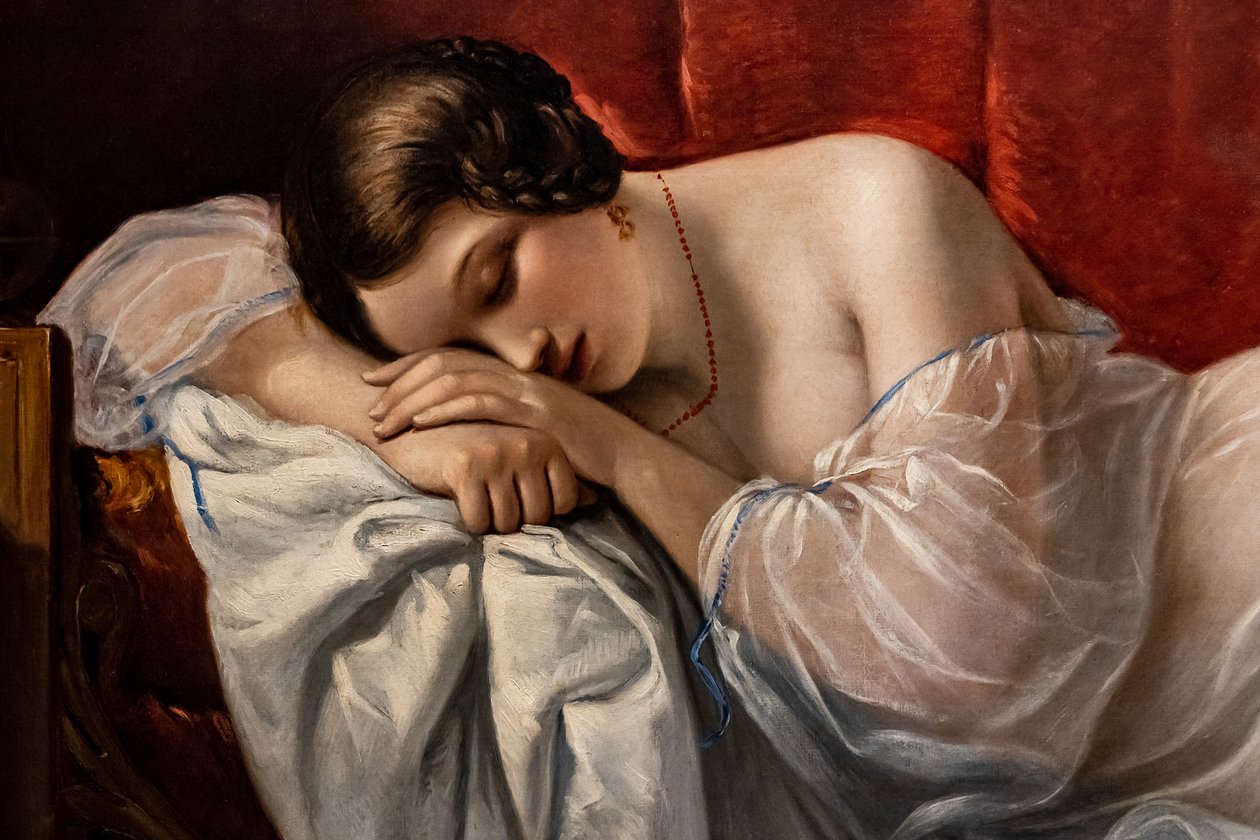 Der Schlaf der Unschuld (Detail) von Natale Schiavoni