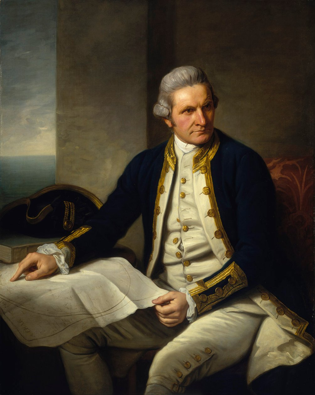 Kapitän James Cook von Nathaniel Dance Holland
