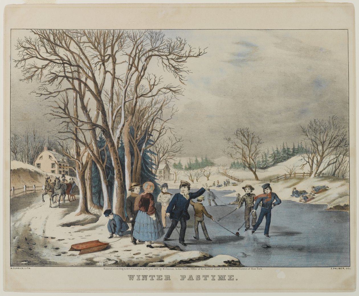 Wintervergnügen von Nathaniel Currier