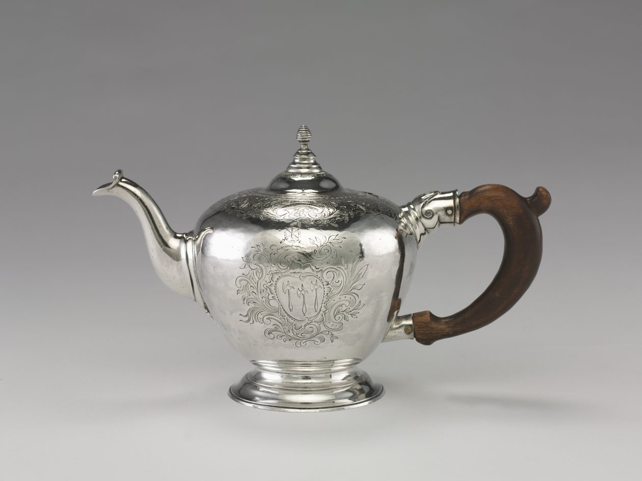 Teekanne, ca. 1755-1760 von Nathaniel Hurd