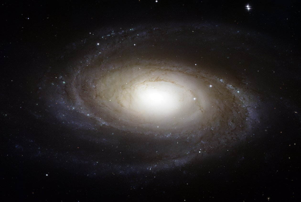 Helle Spiralgalaxie M81 vom Hubble-Teleskop gesehen. NASA. Wissenschaft Astronomie Stellar Raum von National Aeronautics and Space Administration National Aeronautics and Space Administration