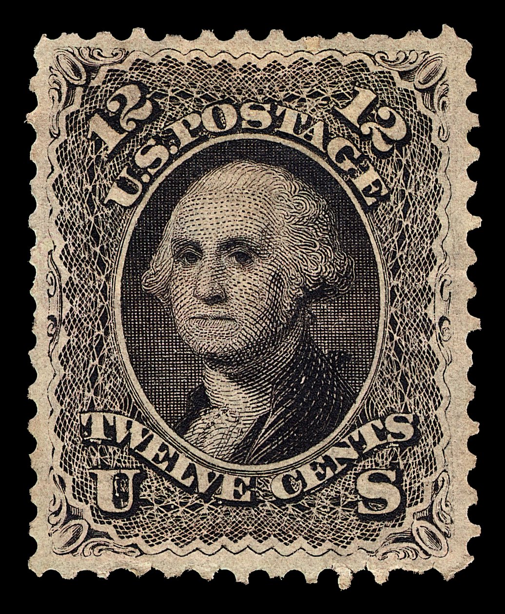 12c Washington Einzelstück, 1861 von National Bank Note Company