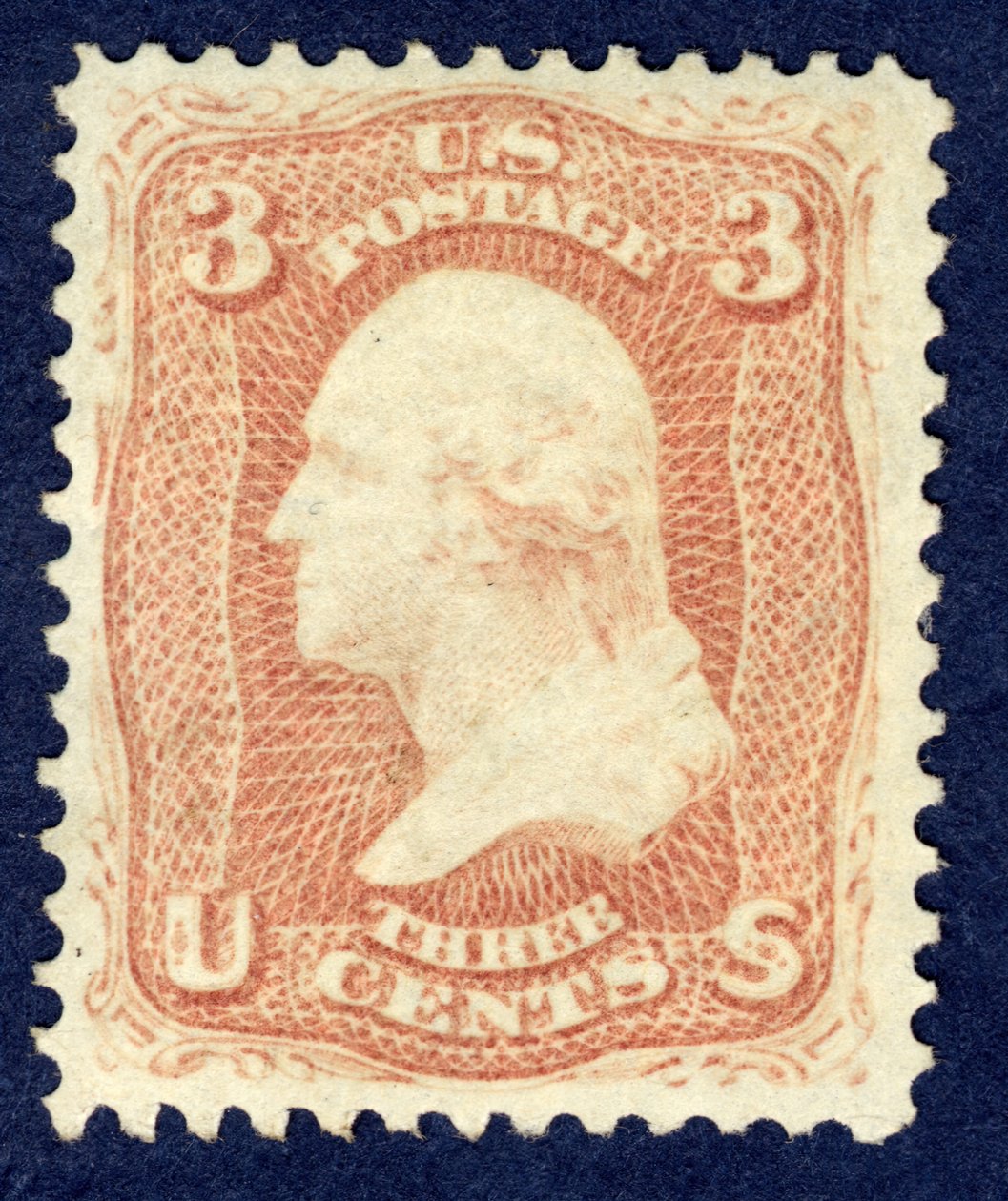 3c Washington Einzelstück, 1861 von National Bank Note Company