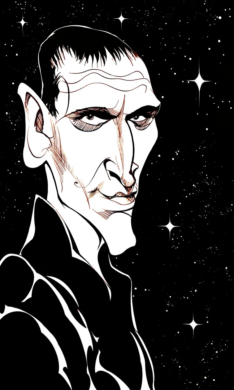Christopher Eccleston als Doctor Who in der BBC-Fernsehserie Doctor Who von Neale Osborne