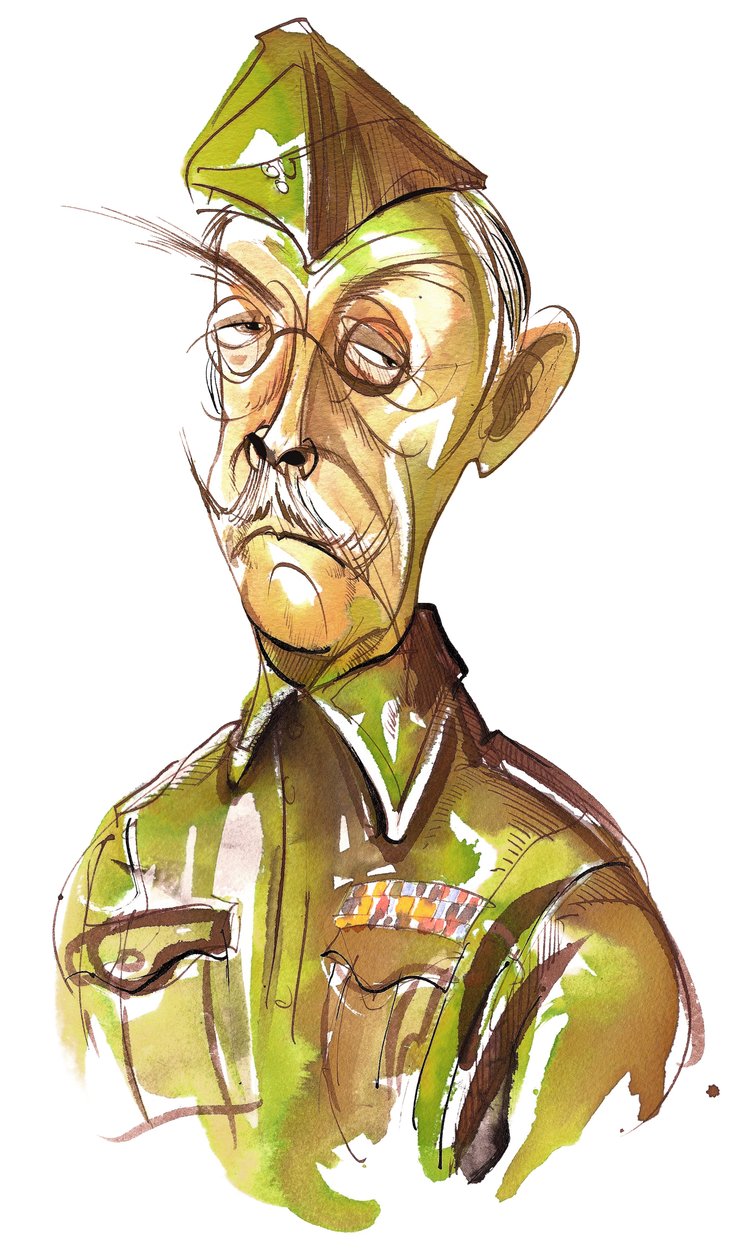 Clive Dunn als Lance-Corporal Jack Jones in der BBC-Fernsehkomödie Dads Army von Neale Osborne