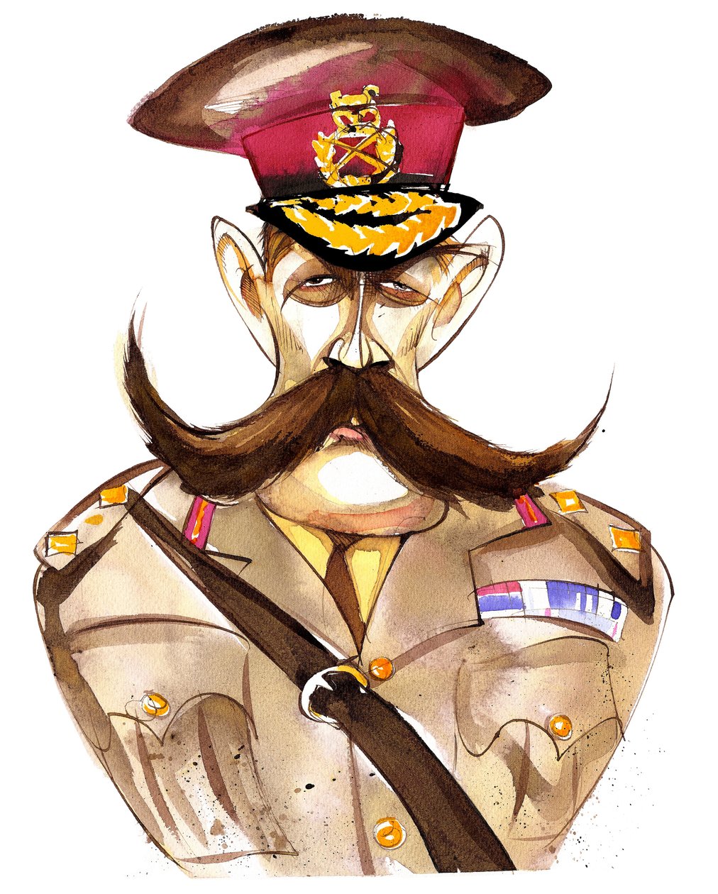 Irisch-geborener, britischer Feldmarschall, Erster Earl Kitchener von Neale Osborne