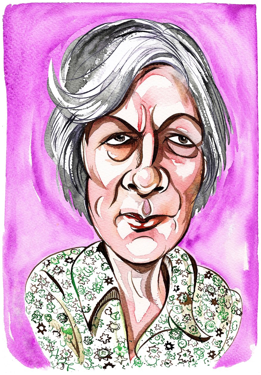 Judith Weir - Karikatur von Neale Osborne