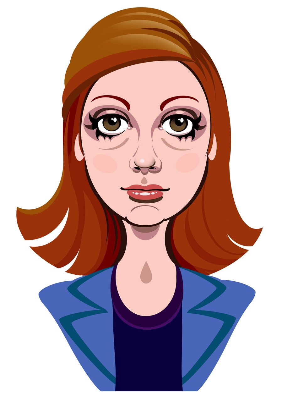 Karen Gillan als Amy Pond, Doctor Whos Assistentin in der BBC-Fernsehserie von Neale Osborne