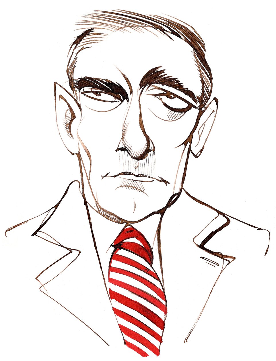 Karol Szymanowski, Karikatur von Neale Osborne