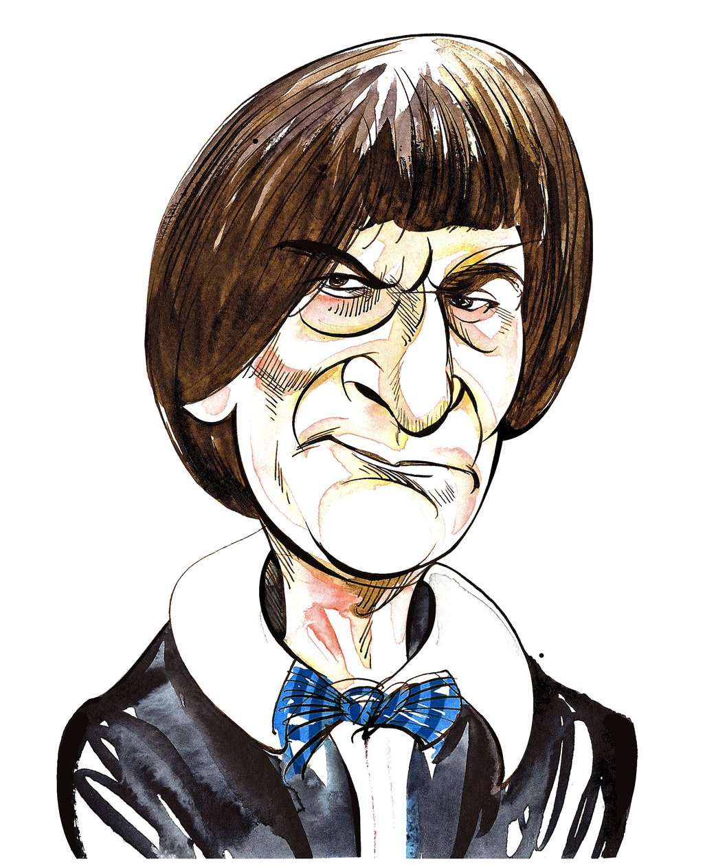 Patrick Troughton als Doctor Who in der BBC-Fernsehserie Doctor Who von Neale Osborne