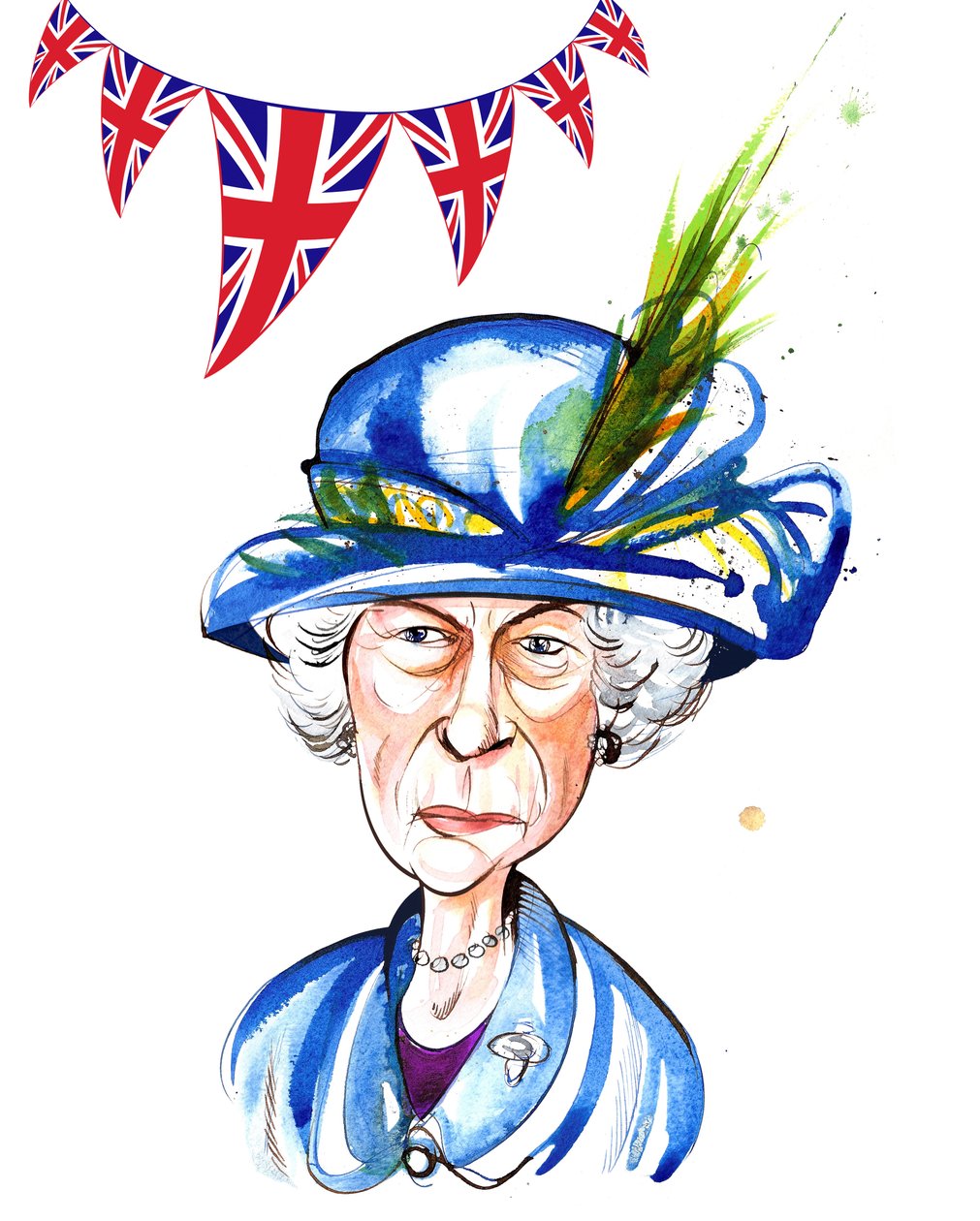 Königin Elizabeth II. 2012 von Neale Osborne