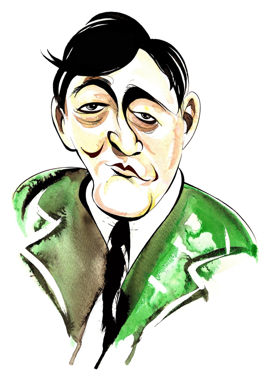 Stephen Fry - Karikatur von Neale Osborne