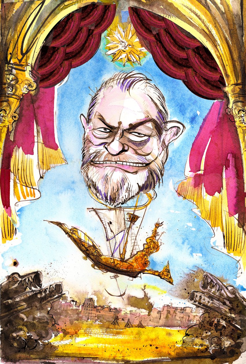 Terry Gilliam - amerikanisch-britischer Filmregisseur, Drehbuchautor, Monty Python-Mitglied und Animator, geboren 1940 von Neale Osborne