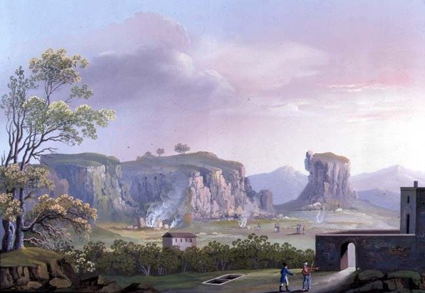 Neapel: Solfataia von Neapolitan School