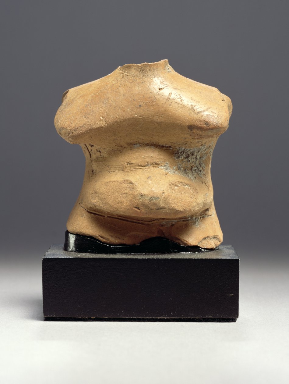 Fragmentarische Figur, Thessalisch, ca. 6000 v. Chr. von Neolithic