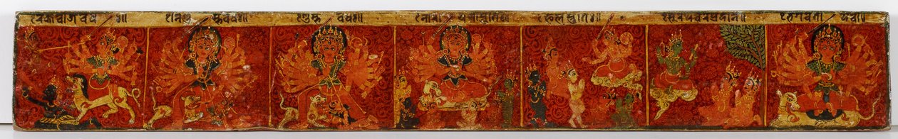 Devimahatmya-Manuskriptcover von Nepalese School