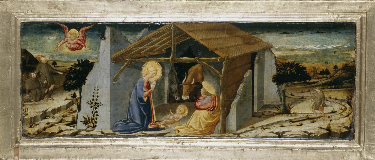 Die Geburt Christi von Neri di Bicci