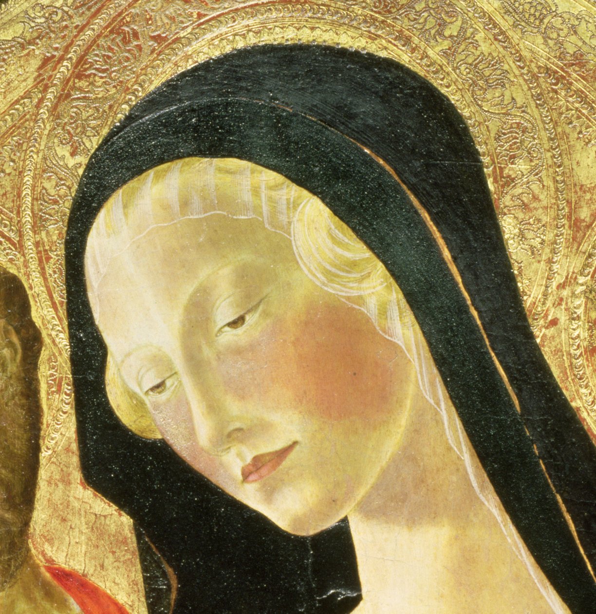 Madonna mit Kind (Detail) von Neroccio di Landi