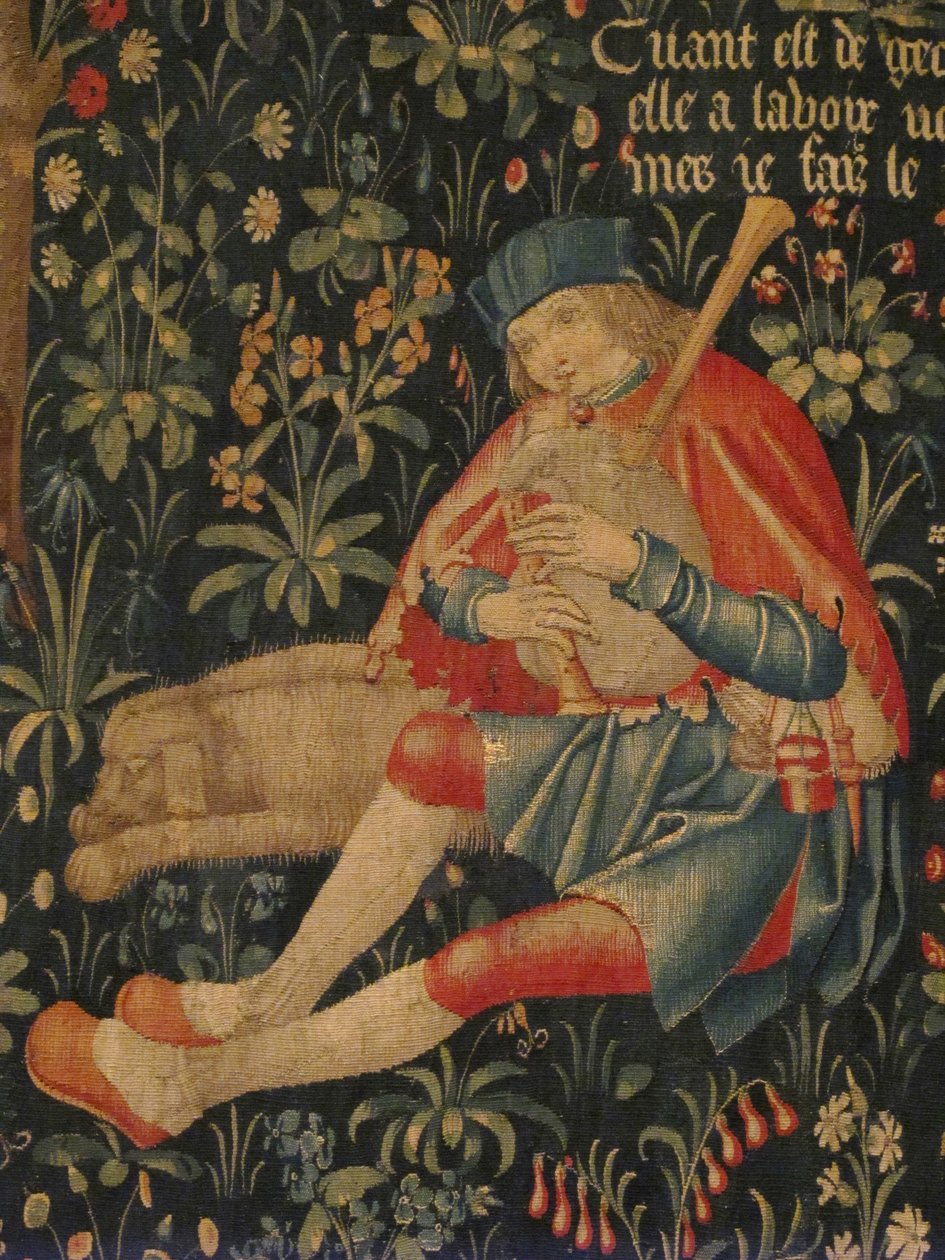 Hirte spielt Dudelsack, ca. 1500-1530 von Netherlandish School
