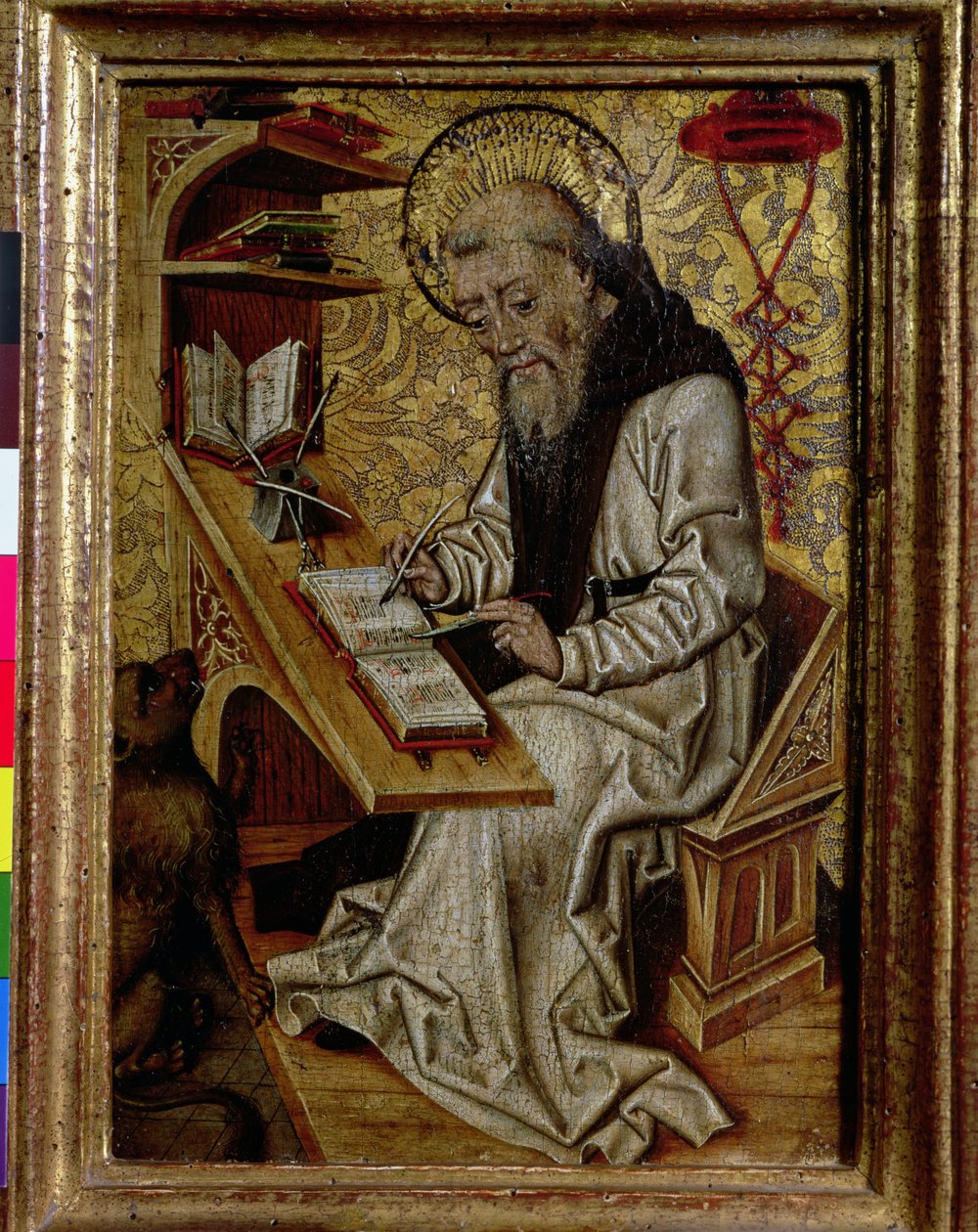 St. Hieronymus übersetzt die Bibel von Netherlandish School