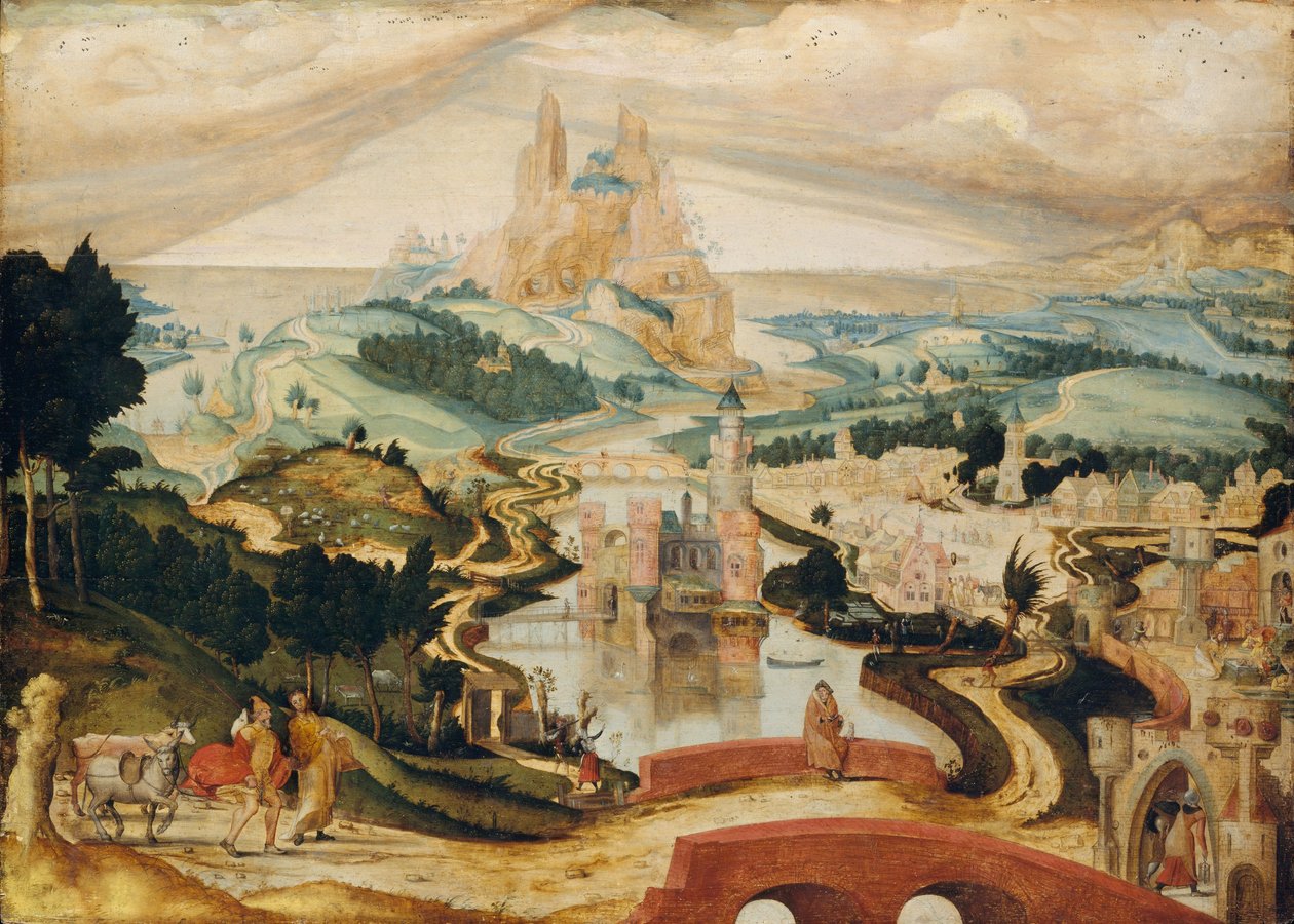 Die Ankunft in Bethlehem von Netherlandish School