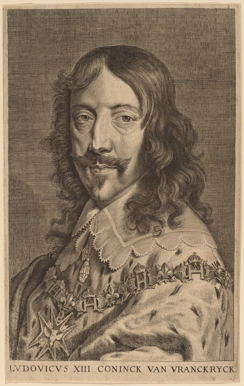 Ludwig XIII. von Netherlandish 17th or 18th Century
