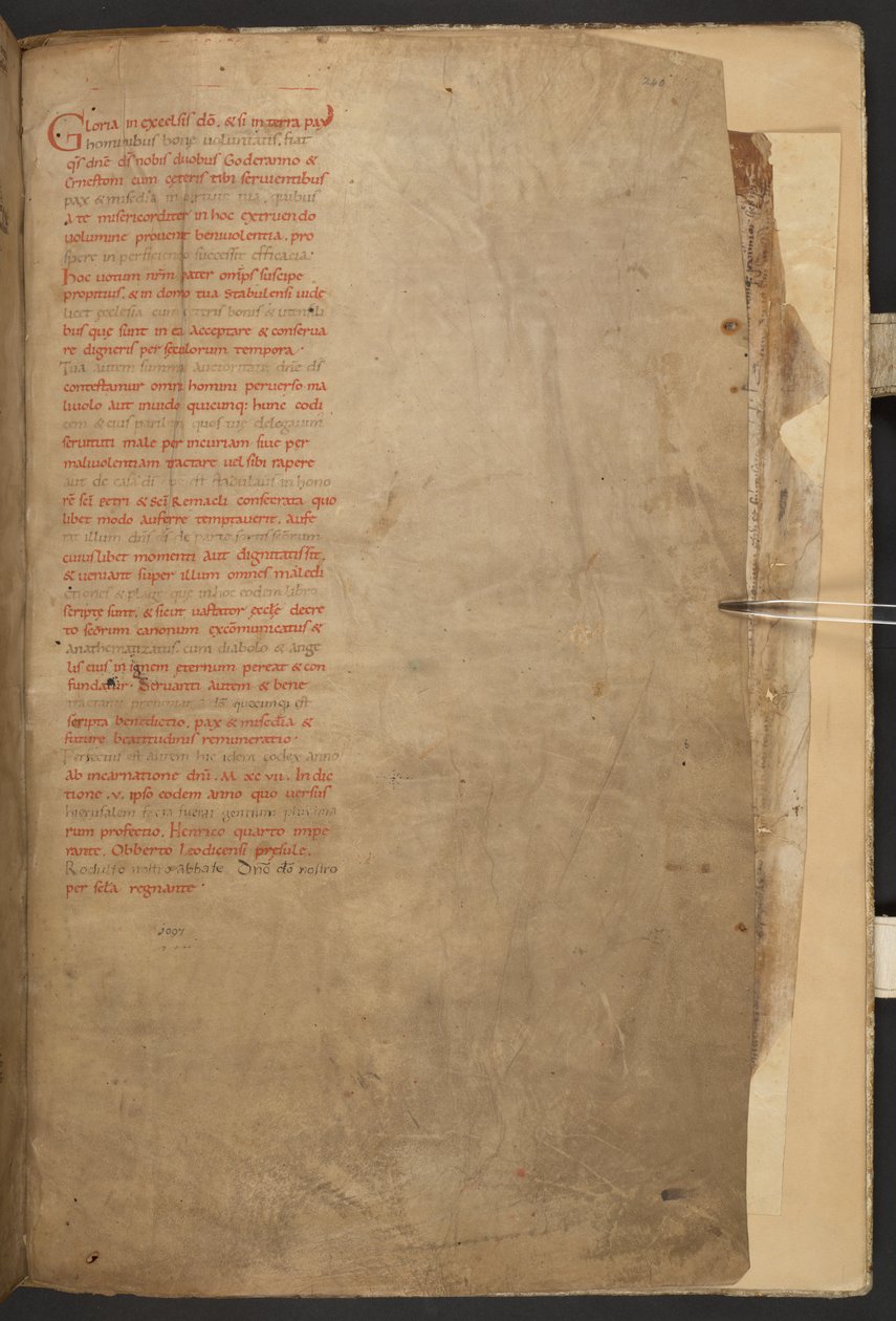 Die Stavelot-Bibel, Add MS 28107, f.240r von Netherlandish School