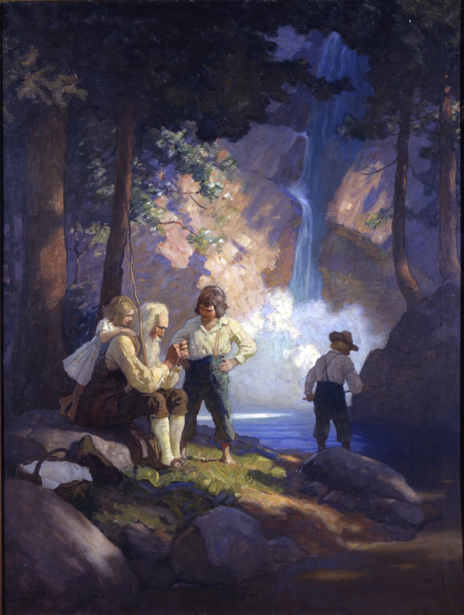 Rip Van Winkle, 1921 von Newell Convers Wyeth