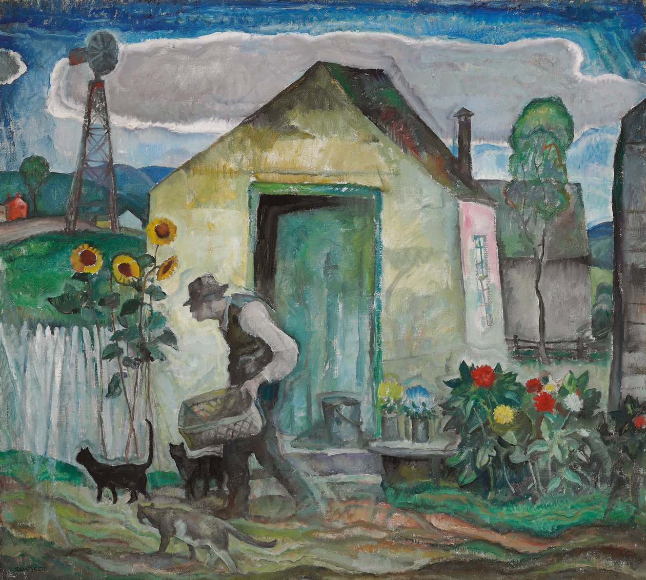 Alter Albert, ca. 1928 von Newell Convers Wyeth
