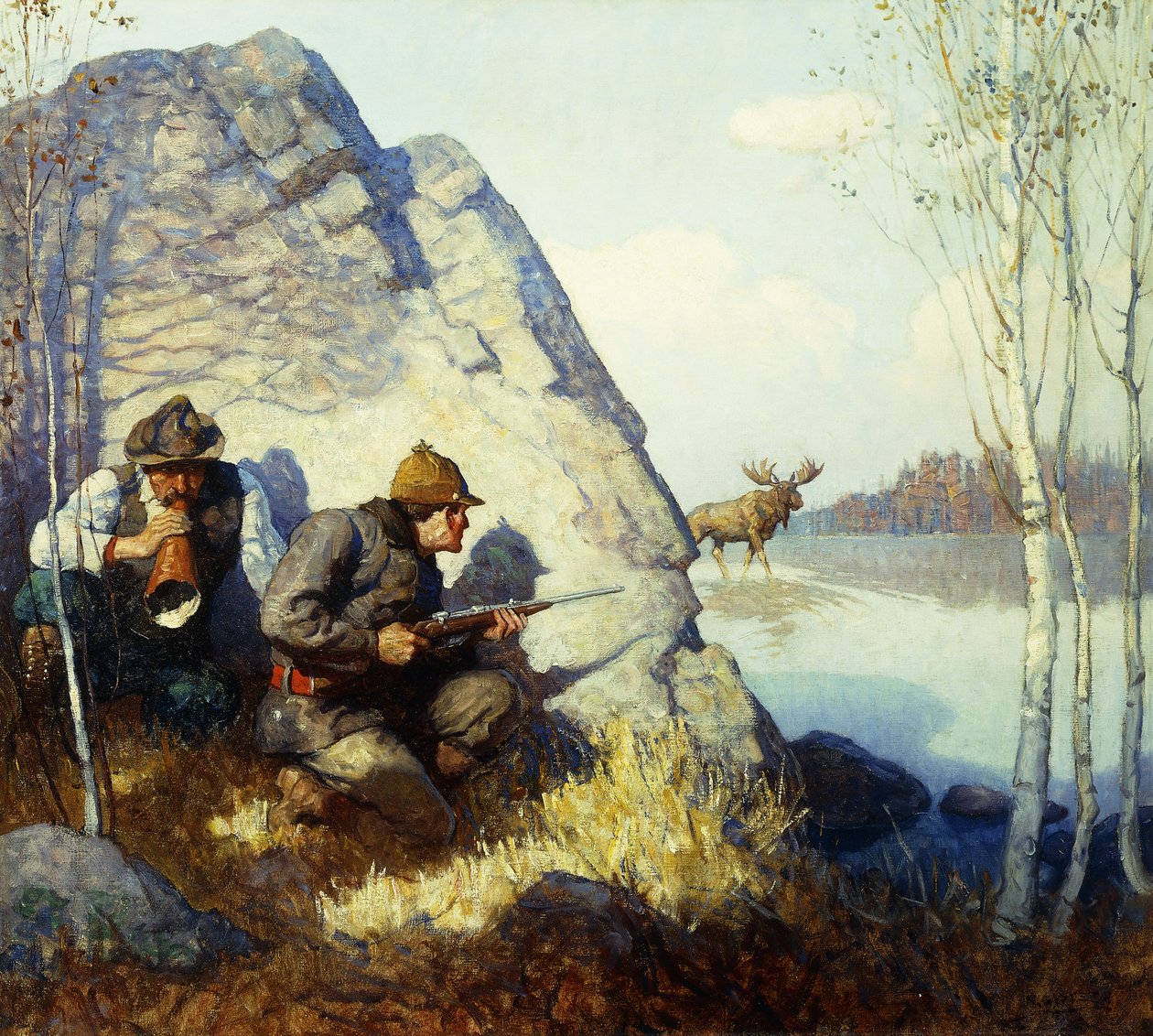 Der Elchruf von Newell Convers Wyeth