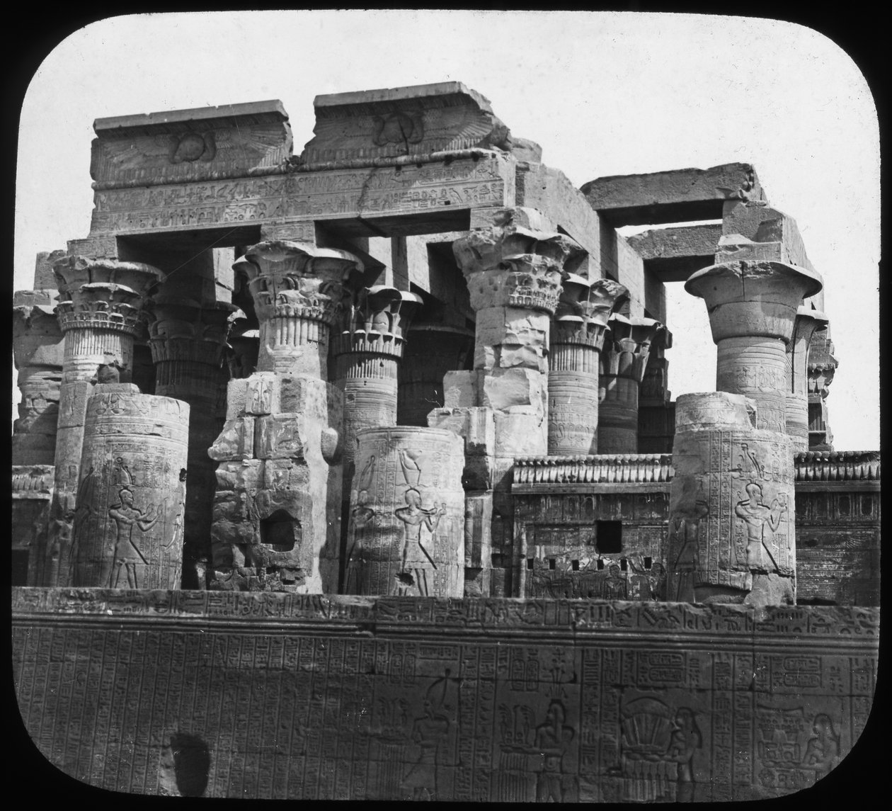 Tempel von Kom Ombo, Ägypten, ca. 1890 von Newton and Co