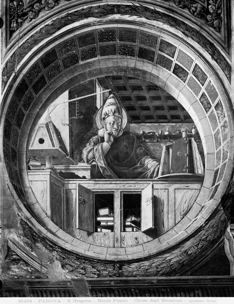 St. Gregor, ca. 1450-52 von Niccolò Pizzolo