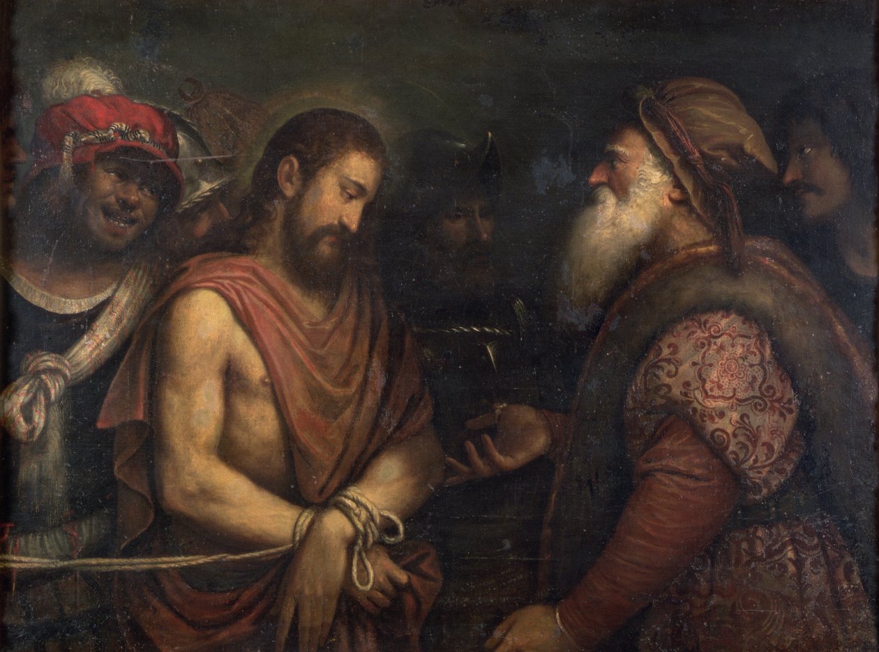 Christus vor Kaiphas von Niccolo Frangipane