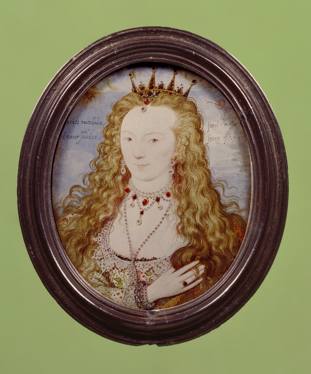 Elizabeth Stanley, Gräfin von Huntingdon, um 1601-10 von Nicholas Hilliard