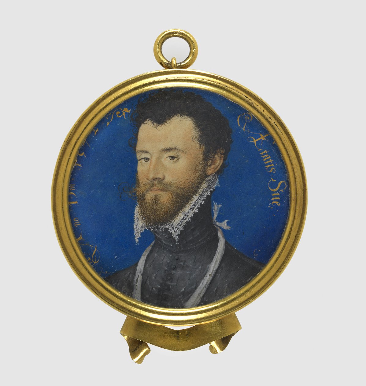 Porträtminiatur eines unbekannten Mannes von Nicholas Hilliard