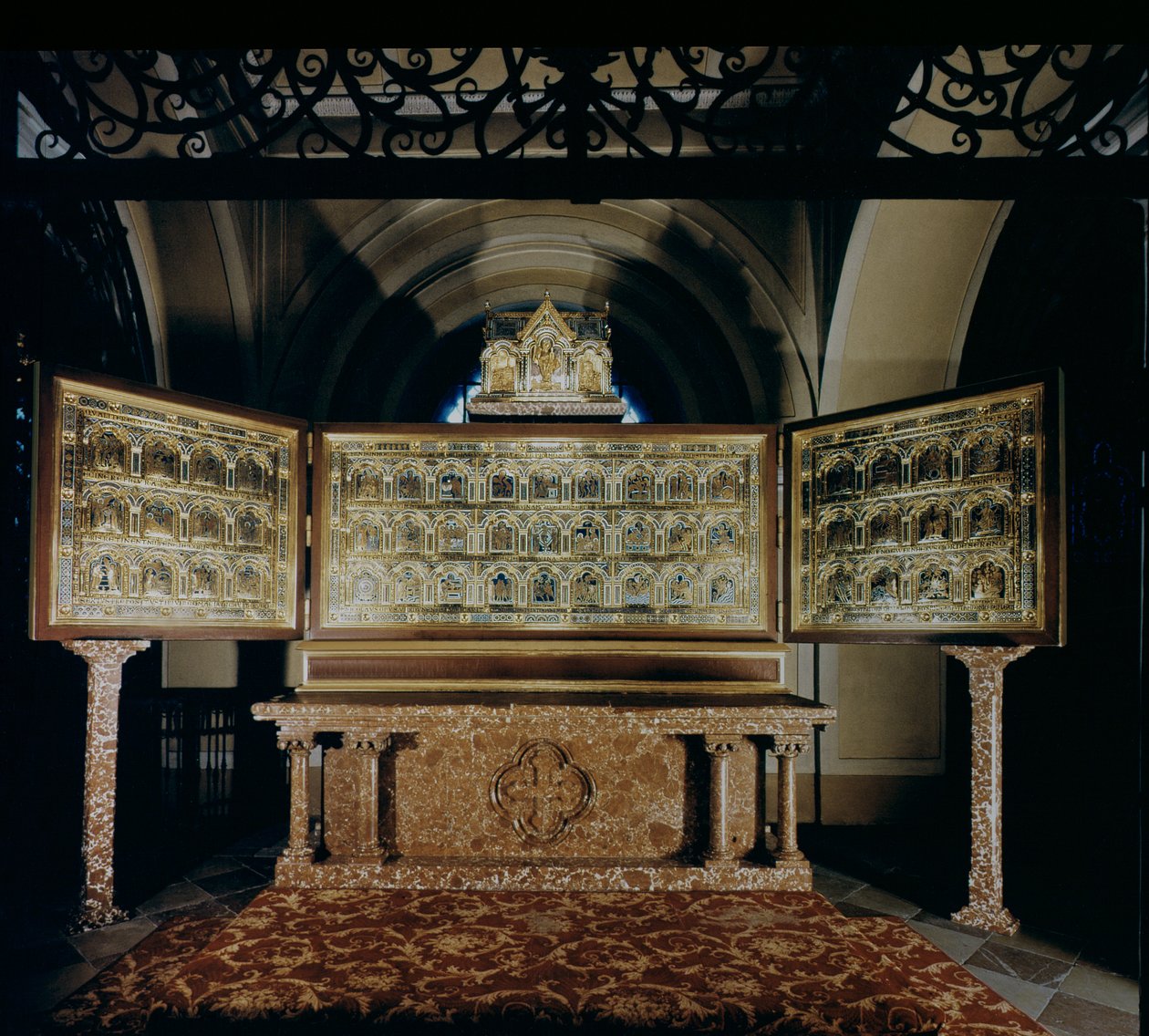 Der Verduner Altar, mit 51 Tafeln, die biblische Szenen darstellen, 1181 von Nicholas of Verdun