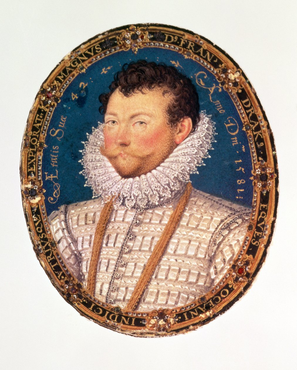 Sir Francis Drake, 1581 von Nicholas Hilliard