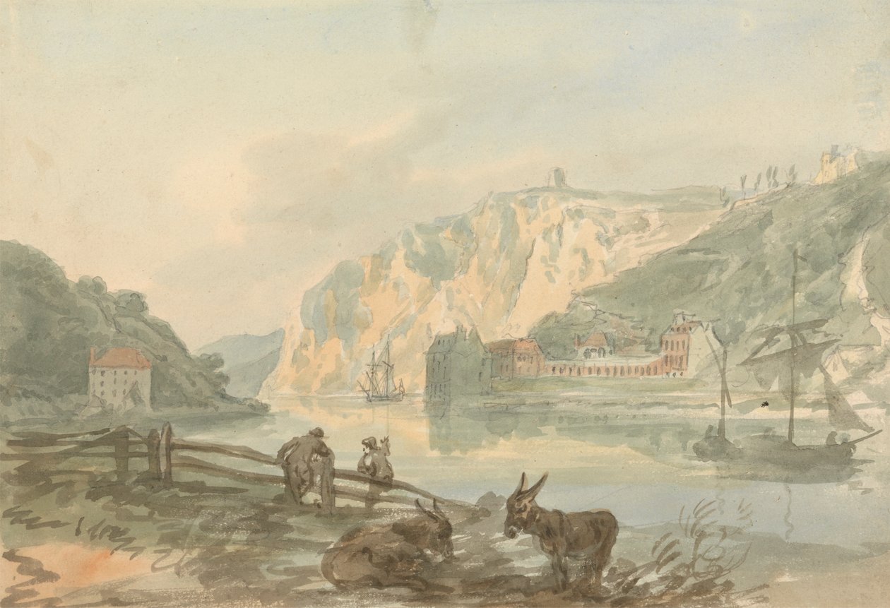 Hotwells von der Rownham Fähre von Nicholas Pocock