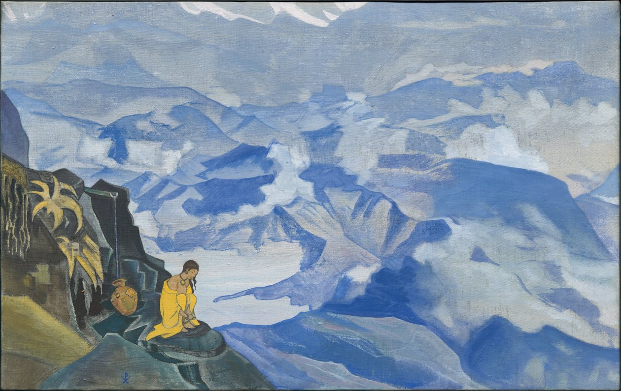 Tropfen des Lebens, Serie Sikkim, 1924 von Nicholas Roerich