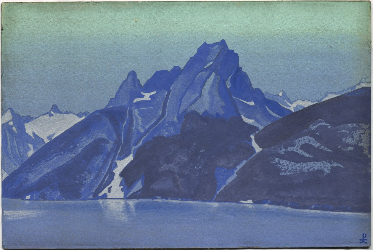 See der Nagas, Kaschmir von Nicholas Roerich