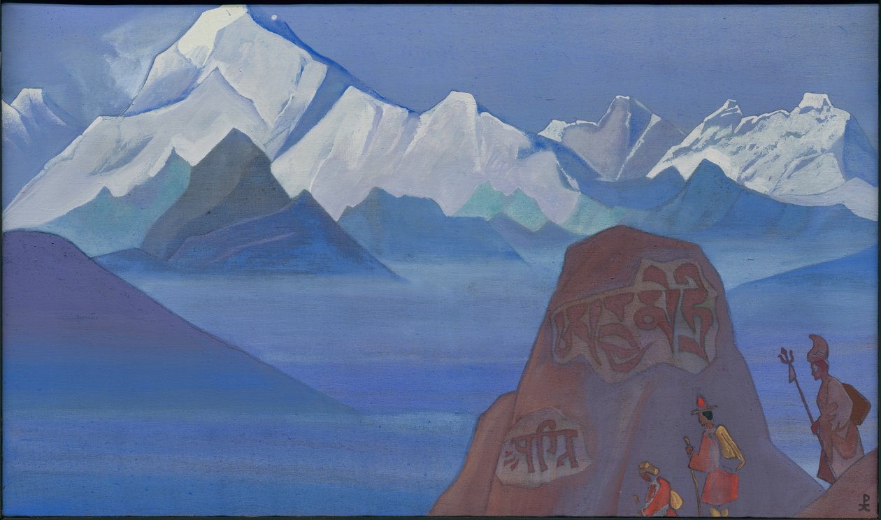 Pfad nach Kailas, 1932 von Nicholas Roerich