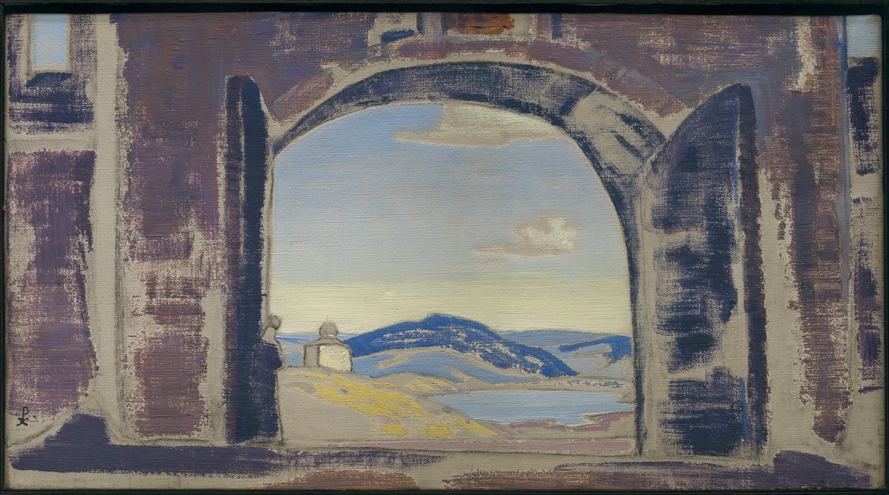 Studie für ein Gemälde, ca. 1922 von Nicholas Roerich