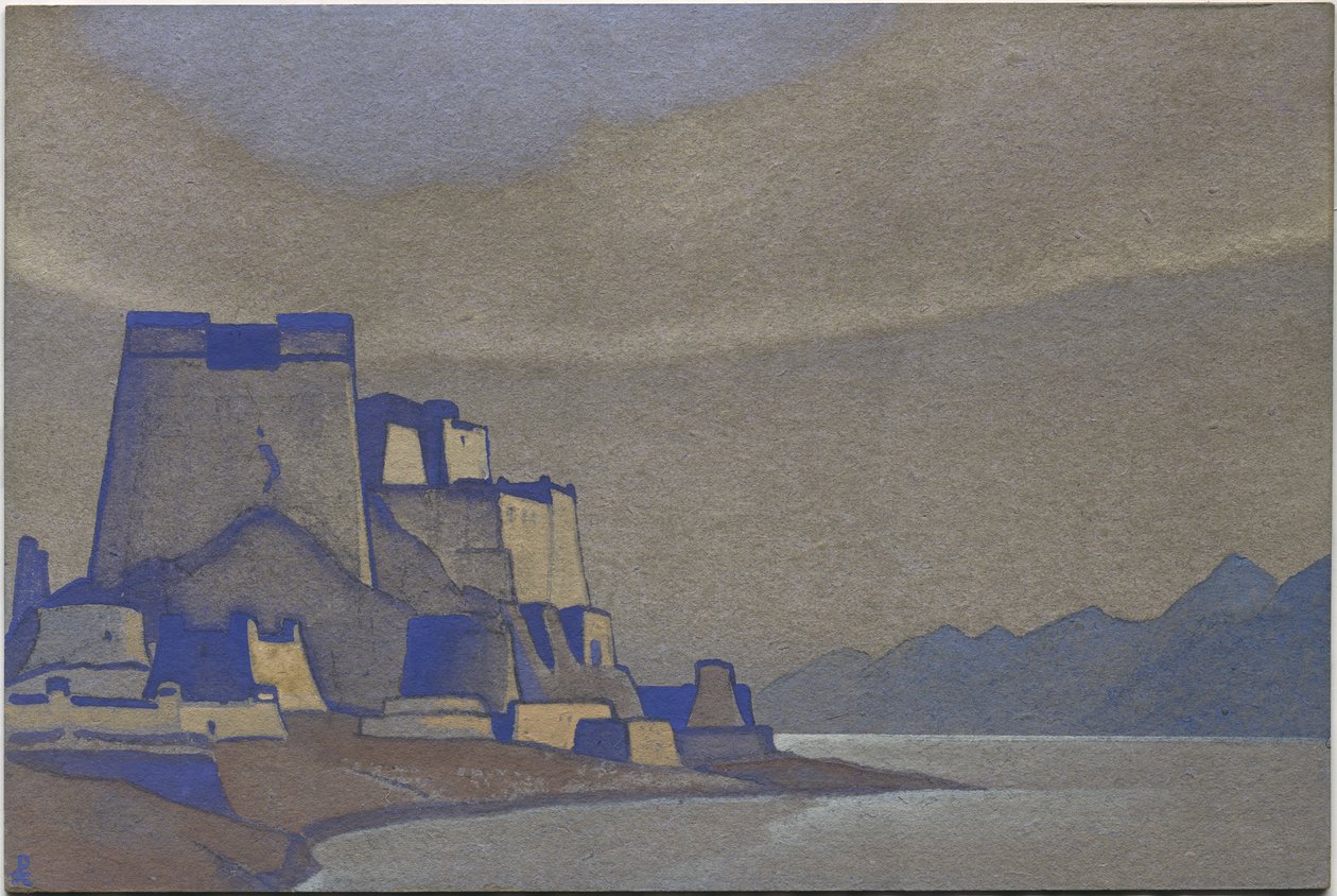 Tibet, Dzong von Nicholas Roerich