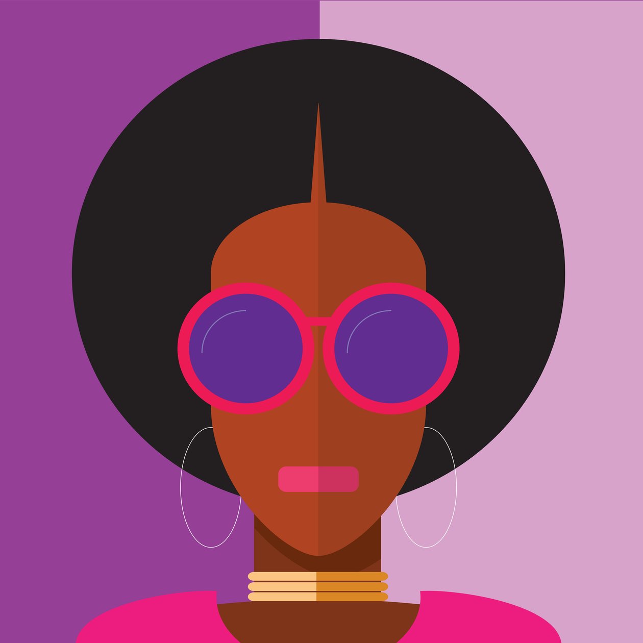 Afro-Mädchen von Nick Diggory