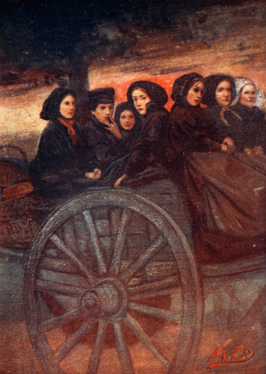 Rückkehr vom Markt, 1904 von Nico Jungman