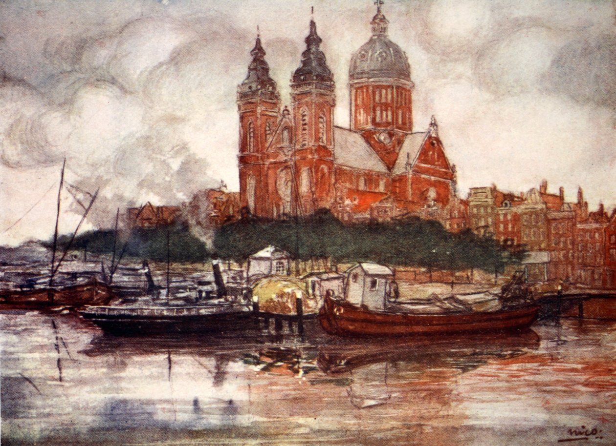 St. Nikolaikirche, Amsterdam, 1904 von Nico Jungman